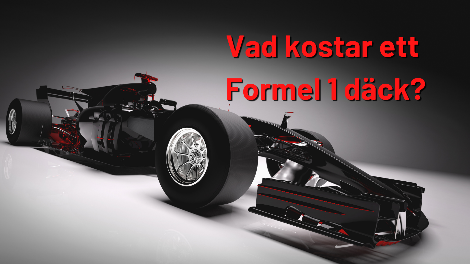 Vad kostar ett Formel 1 däck?